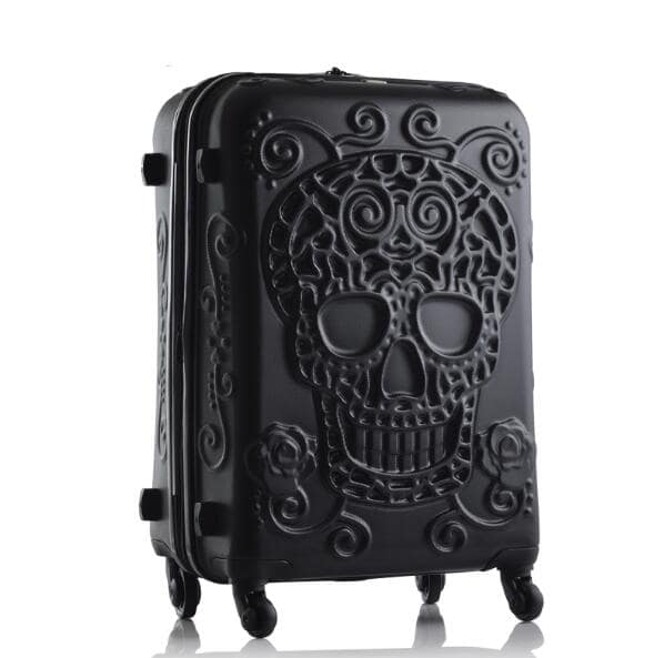 valise tete de mort brblack skull trolley 36 x 26 x 55 cm 384609